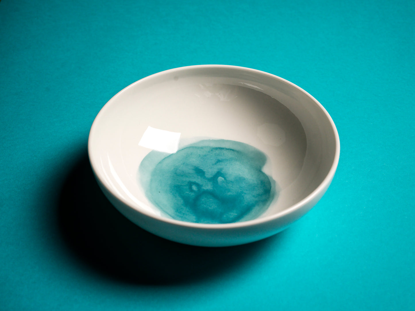 AQUA GLAZE PORCELAIN PLATE / BOWL SET