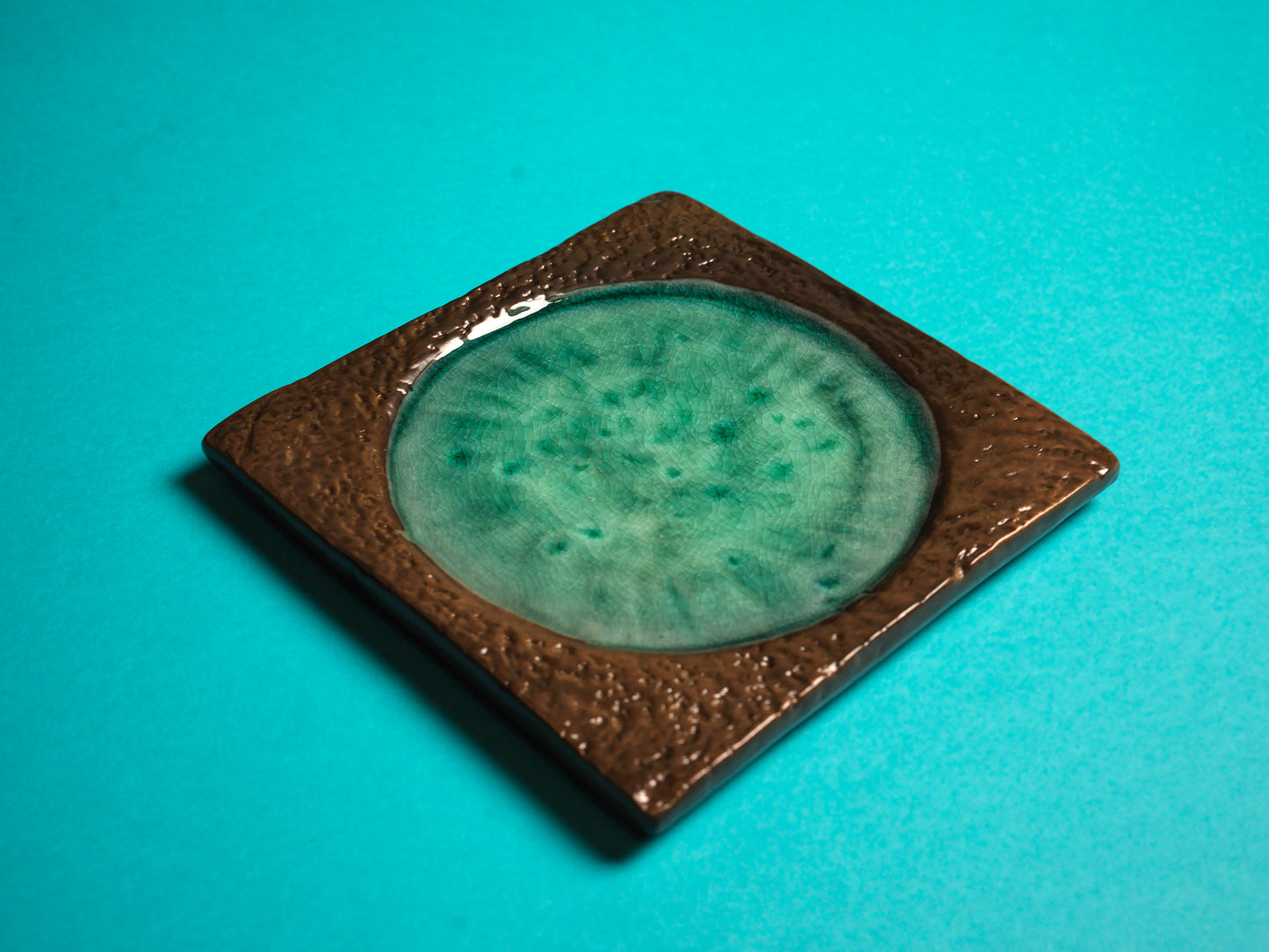 AQUA GLAZE CERAMIC TRAY