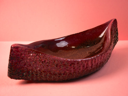 ROSE REACTIVE GLAZE CERAMIC JUMBO BOWL